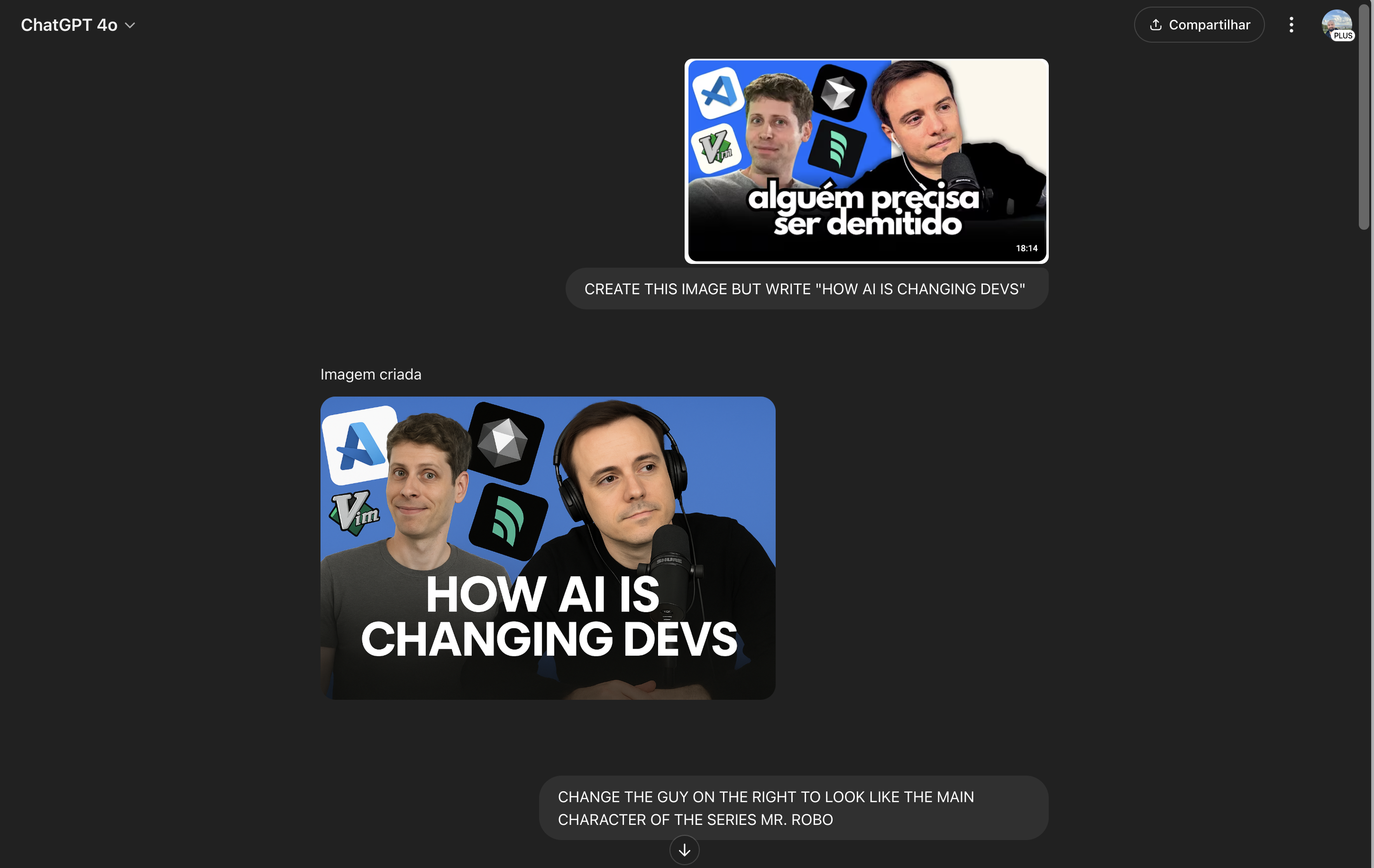 Initial AI image generation based on reference