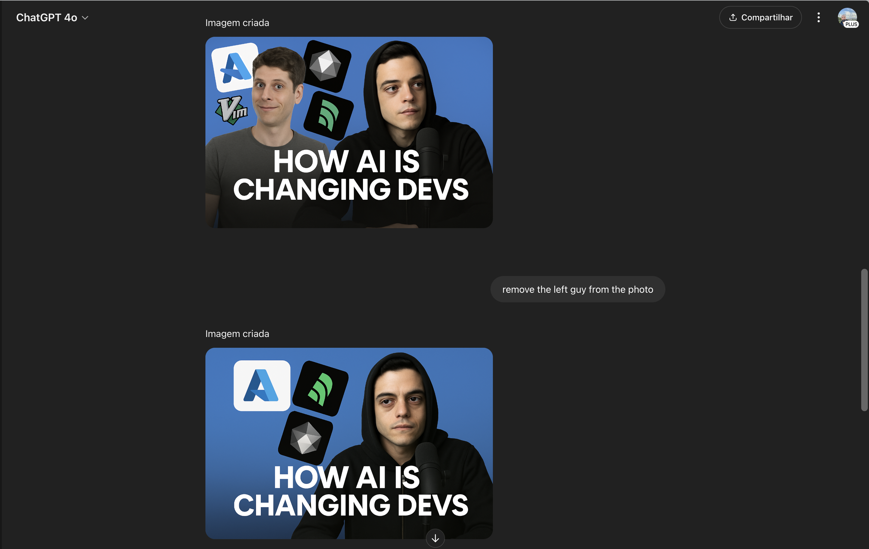 Second iteration of AI image generation